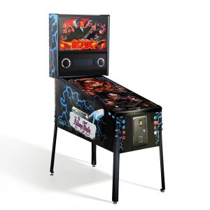 1000 in 1 Games Pinball Machine Arcade Pro 43" 4K Ultra HD - American Style Vintage Cabinet ,Digital Leaderboard & Haptic Feedback - Home Game Room Man Cave Bar Entertainment Centerpiece for Adults