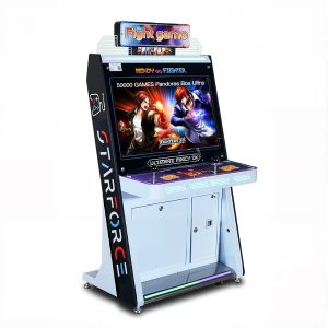 50,000 in 1 Games 32-inch Arcade Machine with 2 Player - Ultimate All-in-One Home Arcade Cabinet | Plug & Play | Fighting Games, Classics & More! (White)