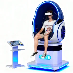 Solo 9D VR Egg Chair  The Ultimate Immersive VR Motion Simulator for Arcades & Entertainment Centers