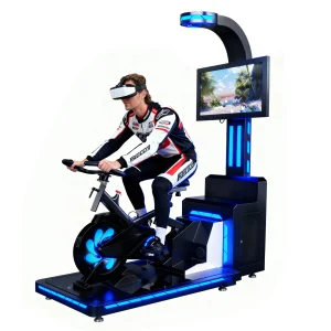 VR Fitness & Mind Cycle - Immersive Virtual Riding Bike for Entertainment, Mental Wellness & Science Education | 200+ Scenarios with Remote Updates | All-in-One VR Experience Station