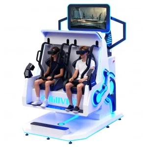 Dual 360° VR Motion Flight Simulator - Large Commercial Roller Coaster & Flying Experience for Malls, Theme Parks, and Entertainment Centers | 200+ VR Games with Remote Updates