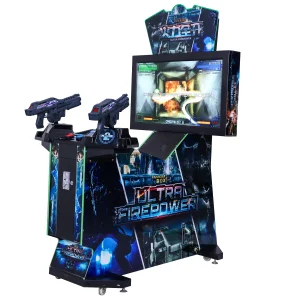 42-Inch All-in-One Premium Arcade Cabinet | Featuring House of the Dead 3, Vietnam War & Alien | Commercial Dual Light Gun Shooting Machine with Coin Operation