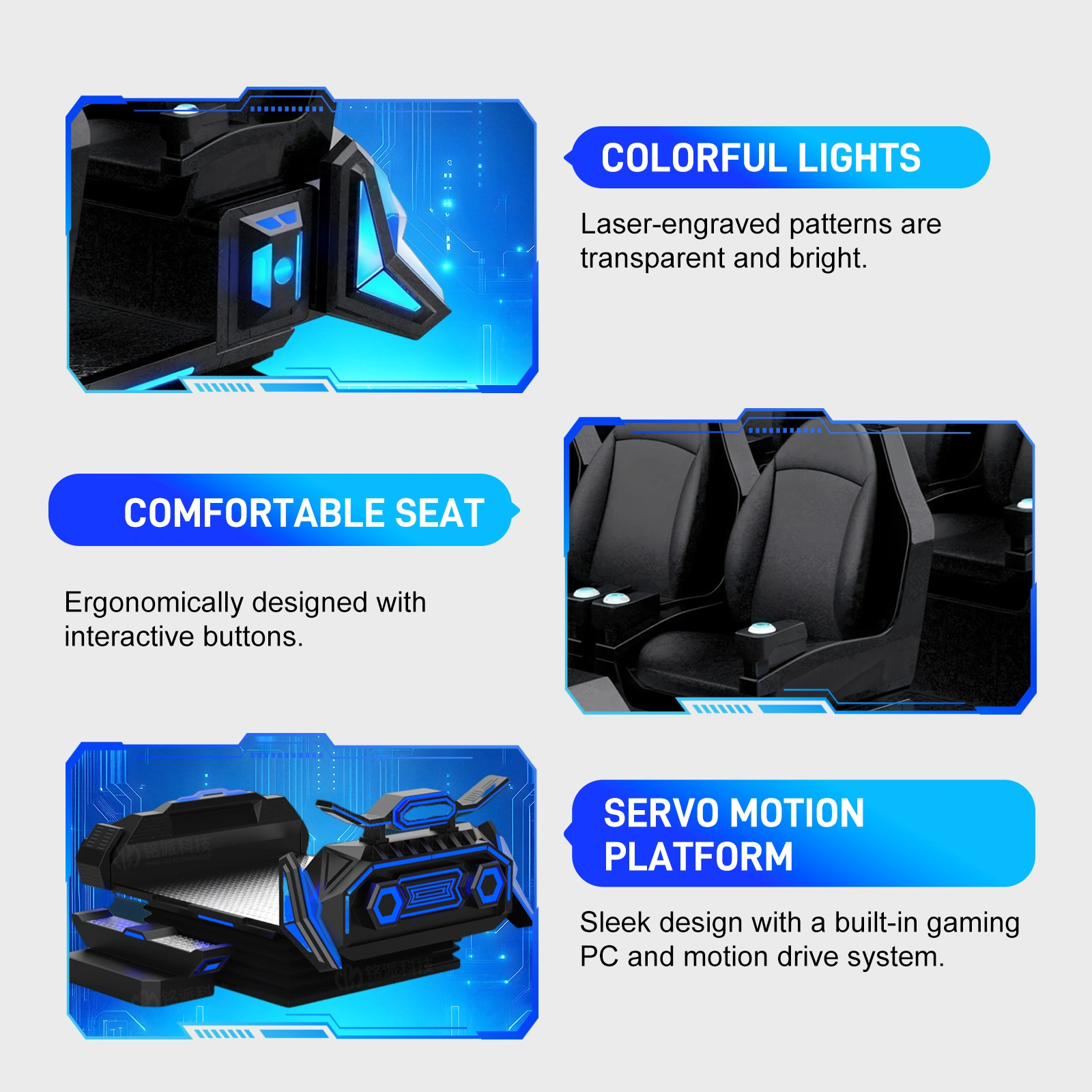 6-Player Dark Battleship VR Pod - Bermuda Adventure Interactive Cinema & Immersive VR Experience | 200+ Scenarios with Remote Updates for Entertainment Centers - Image 9