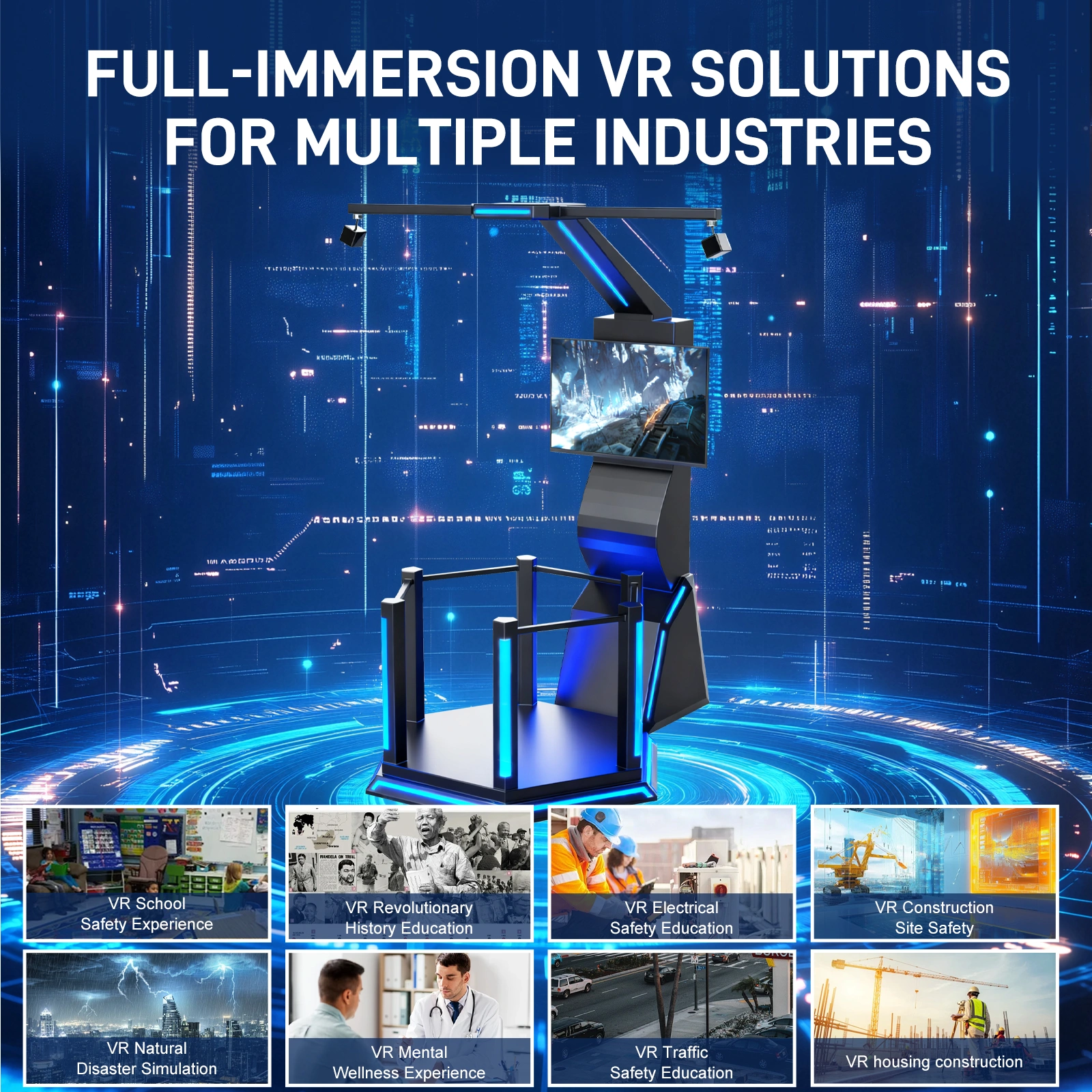 Omni-Directional VR Motion Platform | All-in-One VR Experience Center System for Theme Parks & Entertainment Venues | 200+ Games with Remote Content Updates - Image 5