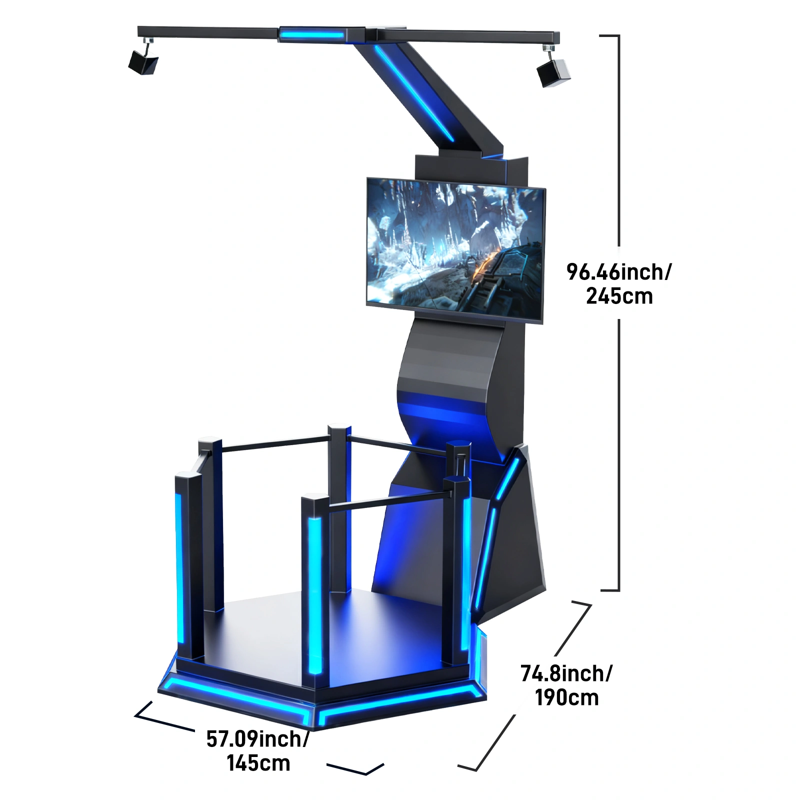 Omni-Directional VR Motion Platform | All-in-One VR Experience Center System for Theme Parks & Entertainment Venues | 200+ Games with Remote Content Updates - Image 4