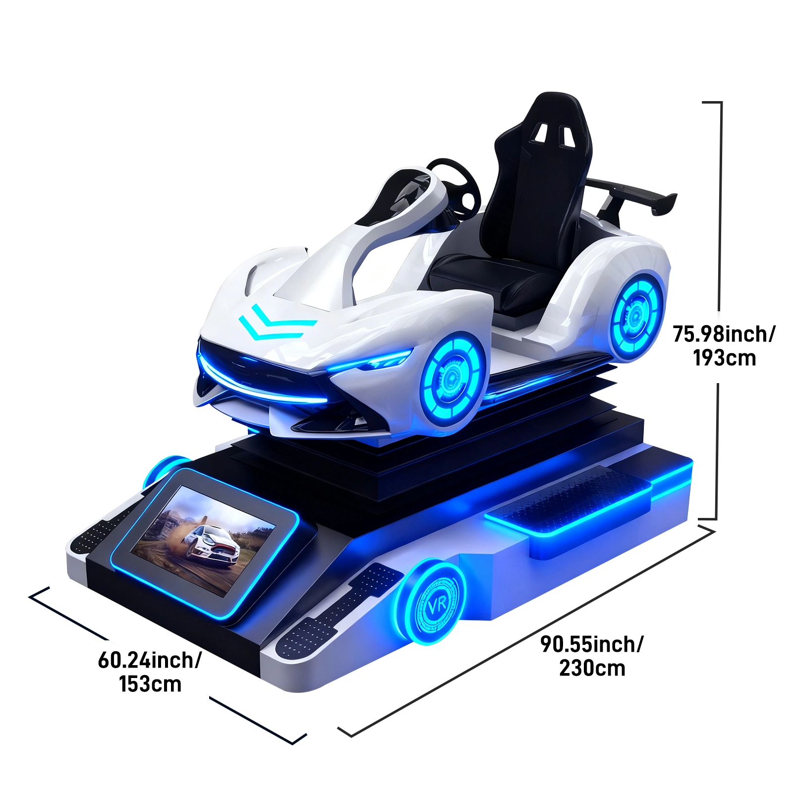 VR Racing Simulator Arcade Machine - All-in-One Immersive Motion Cockpit with 200+ VR Games & Remote Updates | Commercial-Grade VR Driving Experience - Image 8
