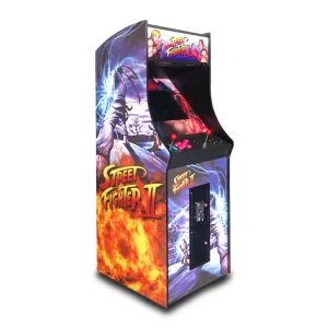 19-inch Large LCD Dual-Player Arcade Machine - 100 Games Including Street Fighter | Coin-Operated Fighting Cabinet for Arcades & Supermarkets